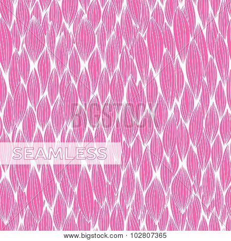 Vector Seamless Pattern With Curvy Elements