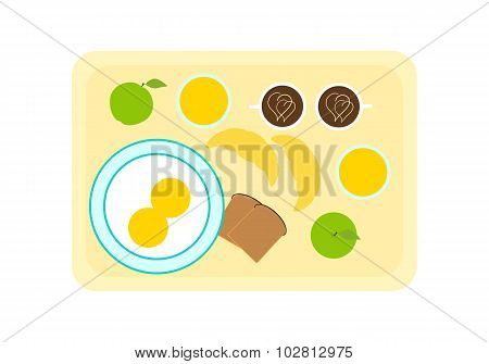 Breakfast On Tray