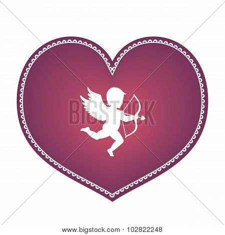 Heart With Cupid