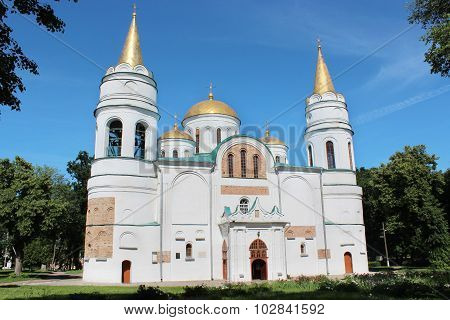 Spaso-preobrazhenska Church In Chernihiv Town