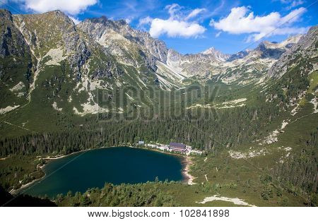 Lake in mountains