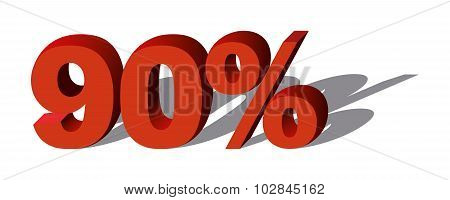 Illustration Vector Graphic Sale Percent 90