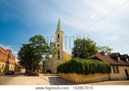 old church at old historic town