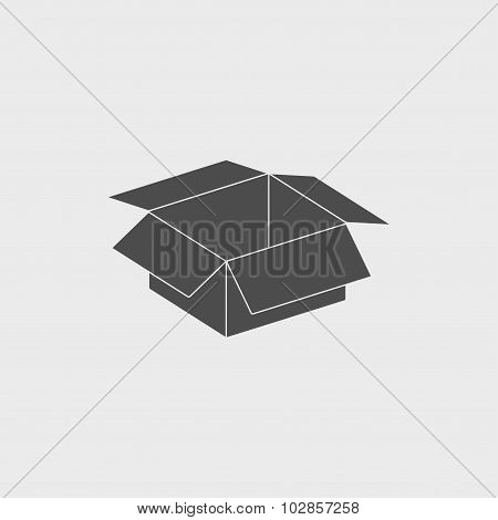 Box Vector Illustration. Flat Design Style