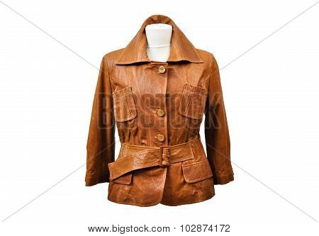 Isolated leather jackets