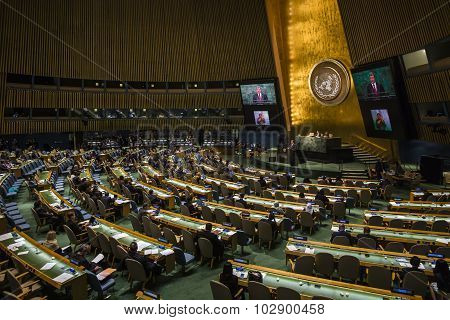President Of Ukraine Petro Poroshenko At Un General Assembly