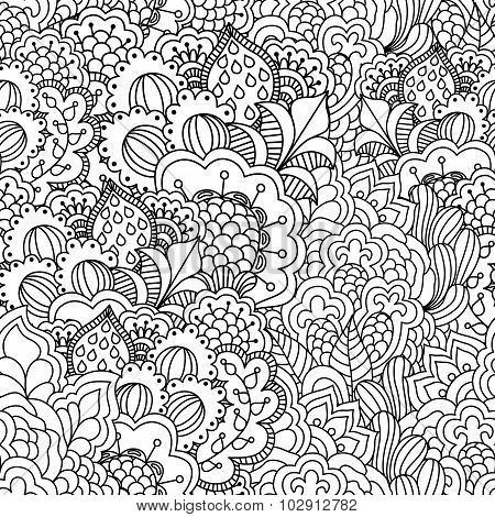 Seamless black and white background.