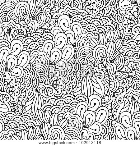 Seamless black and white background.