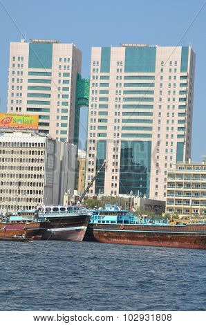 Dubai Creek in Dubai, UAE