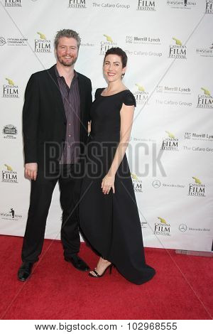 LOS ANGELES - SEP 25:  David Phillips, Kristin Wallace at the Catalina Film Festival Friday Evening Gala at the Avalon Theater on September 25, 2015 in Avalon, CA