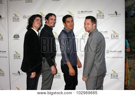 LOS ANGELES - SEP 25:  Michael J Marasco, Eric Jordan Baker, Keahu Kahuanui, Quinn P Smith at the Catalina Film Festival Friday Evening Gala at the Avalon Theater on September 25, 2015 in Avalon, CA