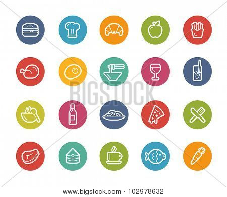 Food Icons - Set 1 of 2 // Printemps Series