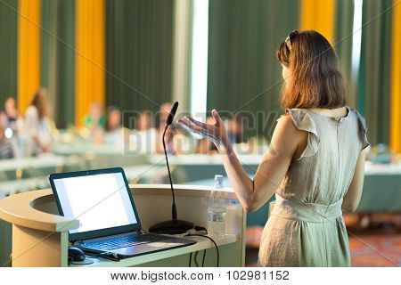 Speaker at Business Conference and Presentation.