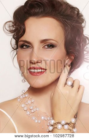 Portrait of beautiful young woman