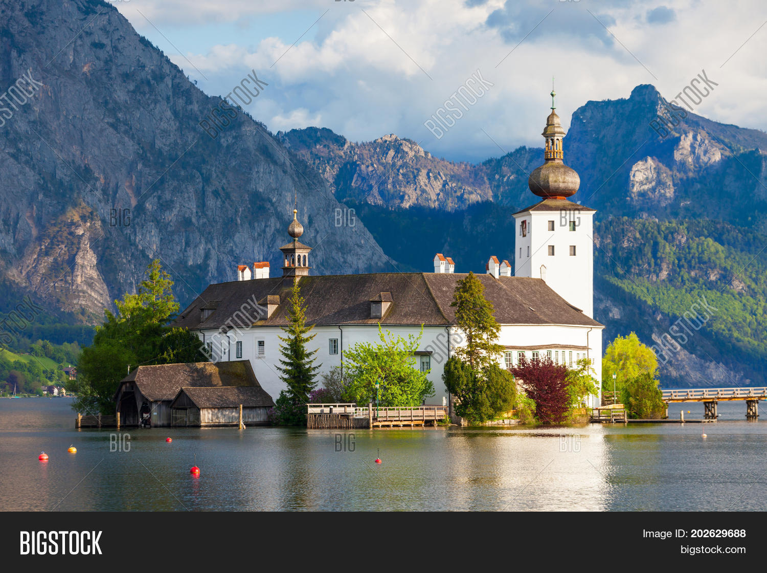Gmunden Schloss Ort Image Photo Free Trial Bigstock