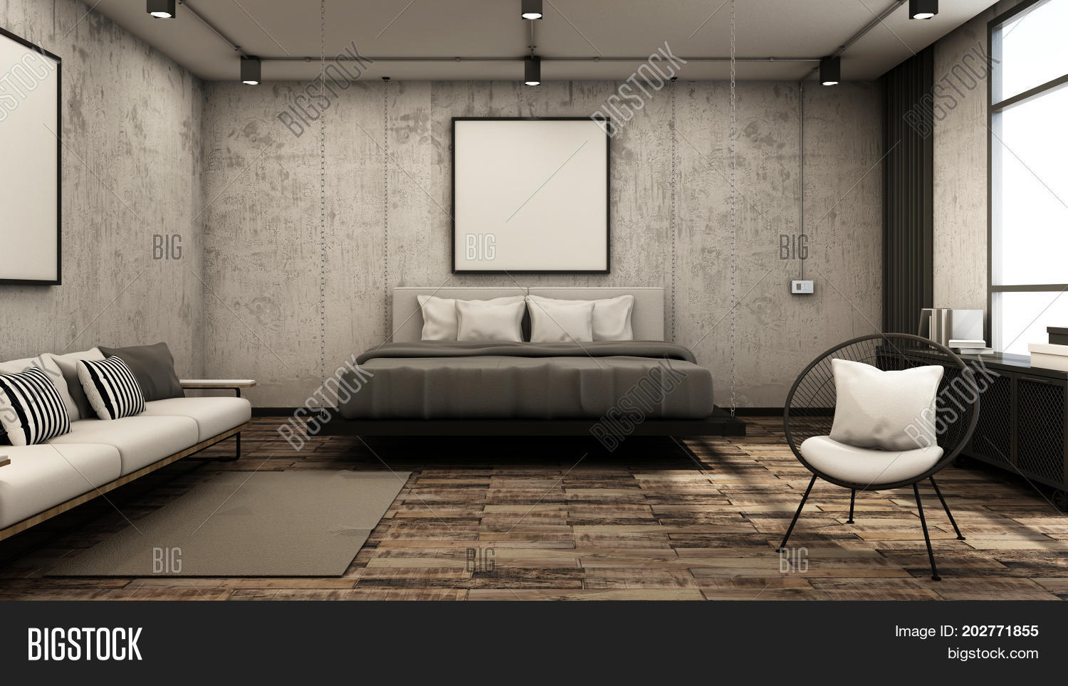 Bedroom Interior Image Photo Free Trial Bigstock