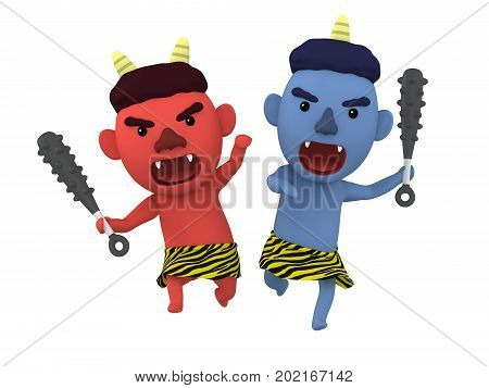 Cute Japanese demon called 