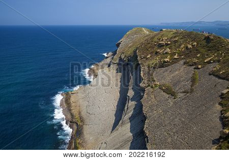 Cantabria, View From The Ligthouse Faro De Cabo Major