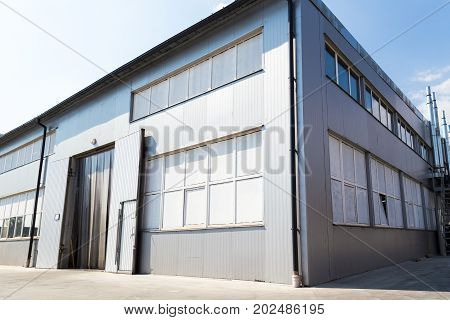 Manufacture Building. Territory Of The Plant