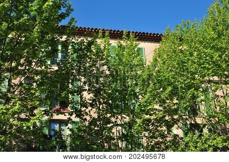 Frejus; France - April 16 2016 : The Picturesque City In Spring