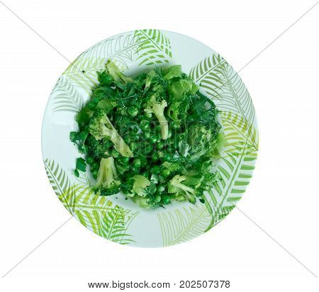 Brokoli Salatası - Mediterranean salad. , close up meal