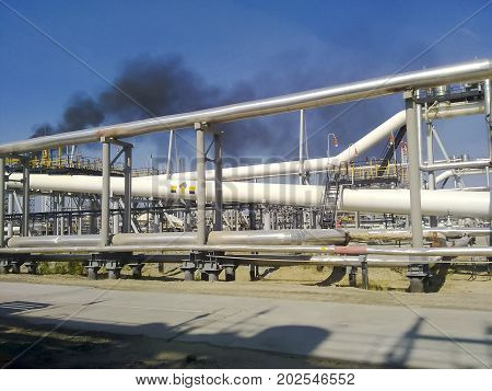 The End Phase Divider Is Tubular. Equipment For Separating Water From Oil. Equipment Oil Fields Of W