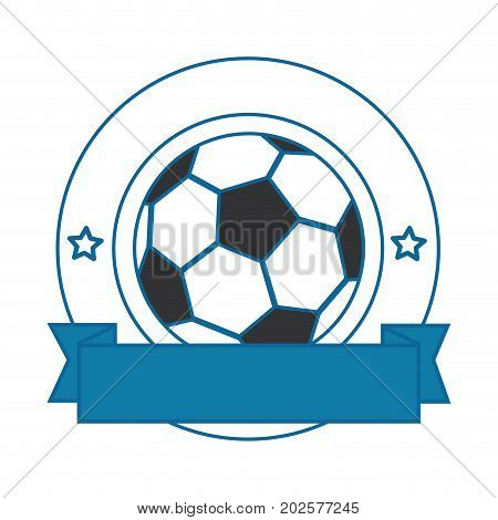football ball emblem icon vector illustration graphic design