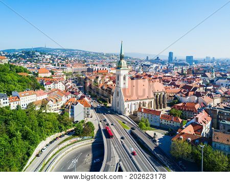 Bratislava Aerial Panoramic View
