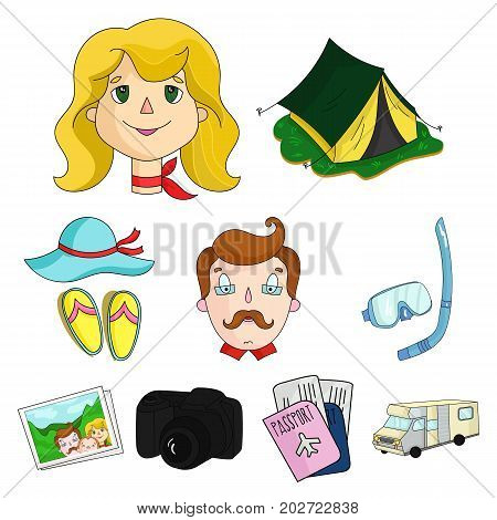 Family, family traditions, recreation. Family life.Family holiday icon in set collection on cartoon style vector symbol stock web illustration.