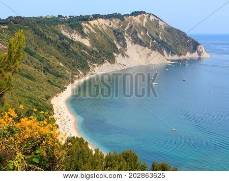 Summer Adriatic Sea Mezzavalle Beach