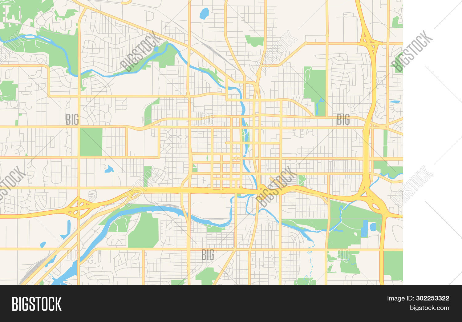 Empty Vector Map Vector & Photo (Free Trial) | Bigstock