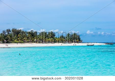 Kendwa beach in  Unguja aka Zanzibar Island Tanzania East Africa
