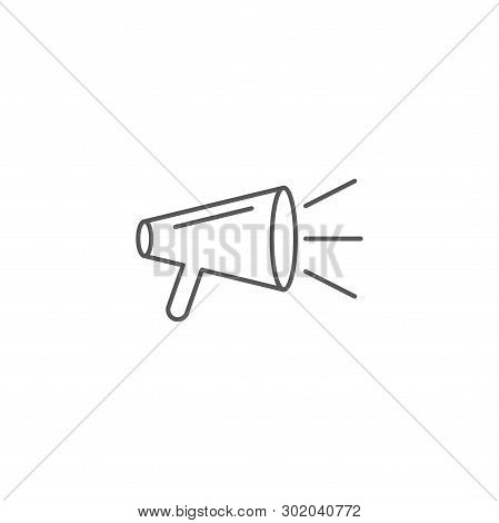 Promotion Symbol Vector Icon Concept, Isolated On White Background