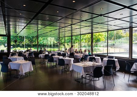Melbourne, Australia - March 17, 2018: The Garden Restaurant Is A Restaurant And Function Room At Th