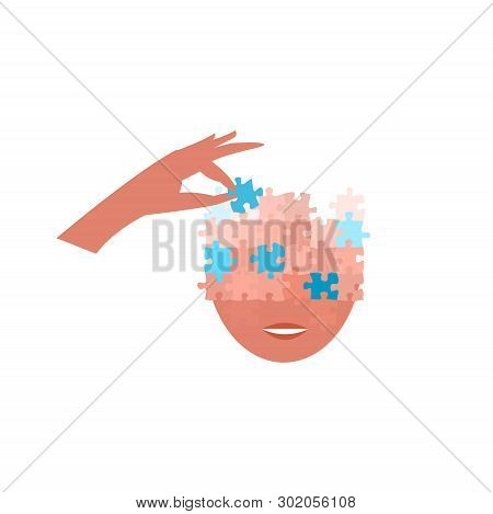 Psychologist, Psychotherapist Icon. Creative Concept Useful For Logotype, Pictogram, Symbol Design. 