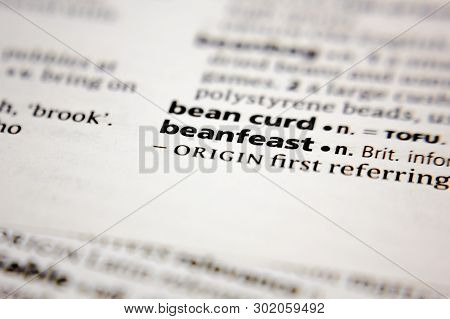 Word Or Phrase Beanfeast In A Dictionary.