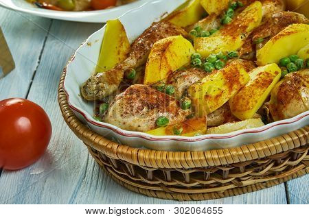 Italian-american Chicken Vesuvio