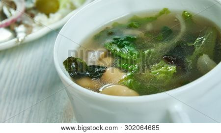 Italian-american Escarole And Bean Soup