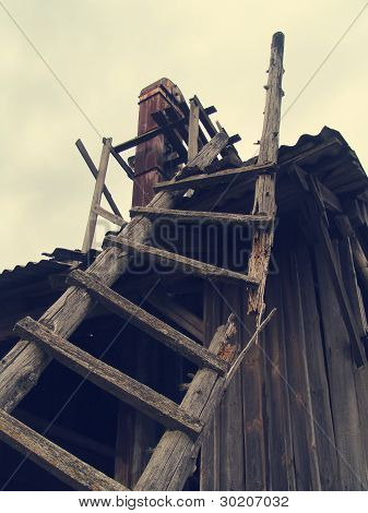 Scala in legno