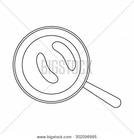 Vector Design Of Banana And Fried Logo. Set Of Banana And Fruit Stock Vector Illustration.