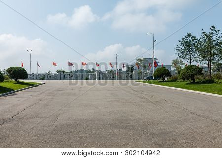 Kumgangsan, North Korea - July 27, 2014: Kumsusan Palace Of The Sun In Pyongyang.