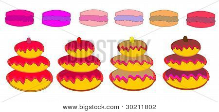vector de la torta