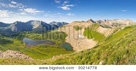 Panorama di San Juan Mountains