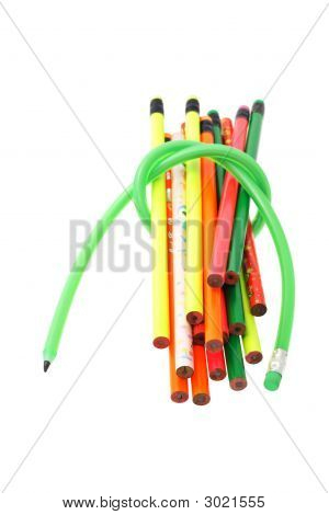 Long Flexible Green Pencil