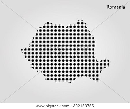 Map Of Romania. Vector Illustration. World Map