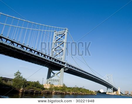 Arkitektur turisme Benjamin Franklin Bridge