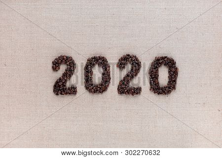 2020 Writing From Coffee Beans, Shot Centered