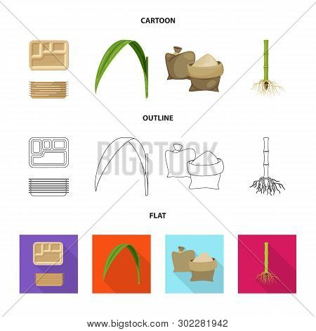 Vector Illustration Of Farm And Agriculture  Symbol. Set Of Farm And Technology Vector Icon For Stoc