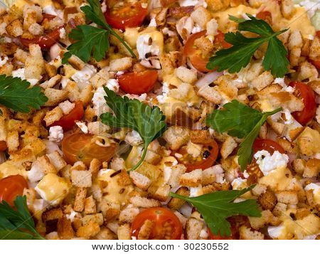 Salata yakın çekim