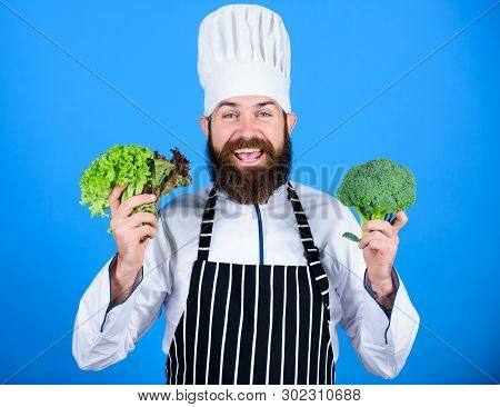 Vitamin. Man Use Kitchenware. Healthy Food And Vegetarian. Dieting Organic Food. Fresh Vegetables. P
